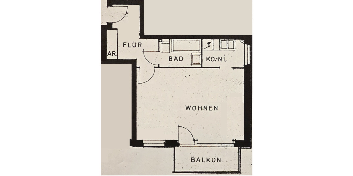 Etagenwohnung Stapelfeld - 1 Zimmer, 38 m&sup2;, 1.000&euro; | Angebot:25304880