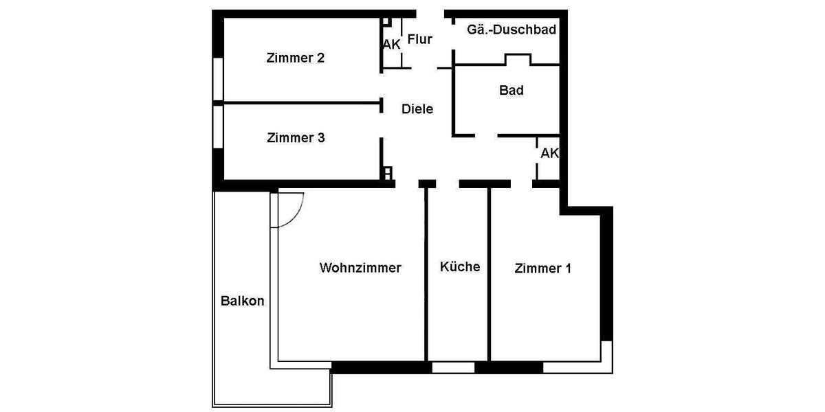Etagenwohnung Hamburg Farmsen-Berne - 4 Zimmer, 101 m&sup2;, 349.000&euro; | Angebot:25814987
