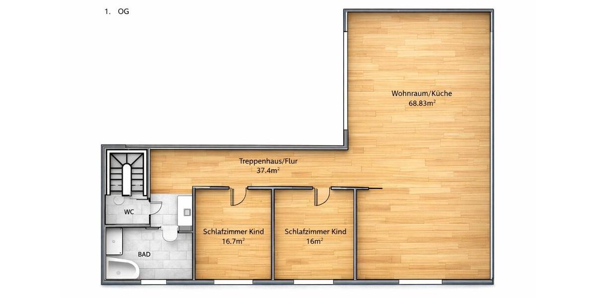 Maisonettenwohnung Hamburg Altona - 5 Zimmer, 200 m&sup2;, 4.500&euro; | Angebot:26619796