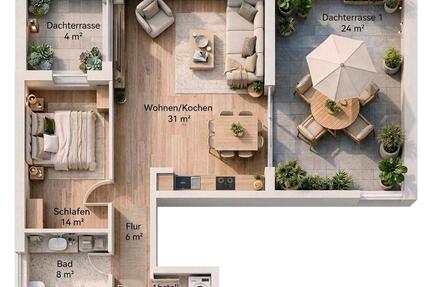 Haus Bönningstedt - 2 Zimmer, 75 m&sup2;, 1.200&euro; | Angebot:25926320