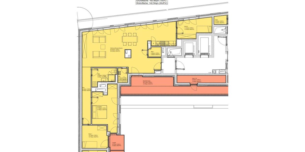 Etagenwohnung Hamburg Hamburg-Mitte - 4 Zimmer, 143 m&sup2;, 3.500&euro; | Angebot:23314091