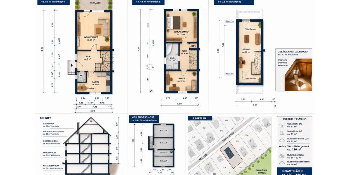 Doppelhaushälfte Hamburg Wandsbek - 4 Zimmer, 114 m&sup2;, 589.000&euro; | Angebot:27309273