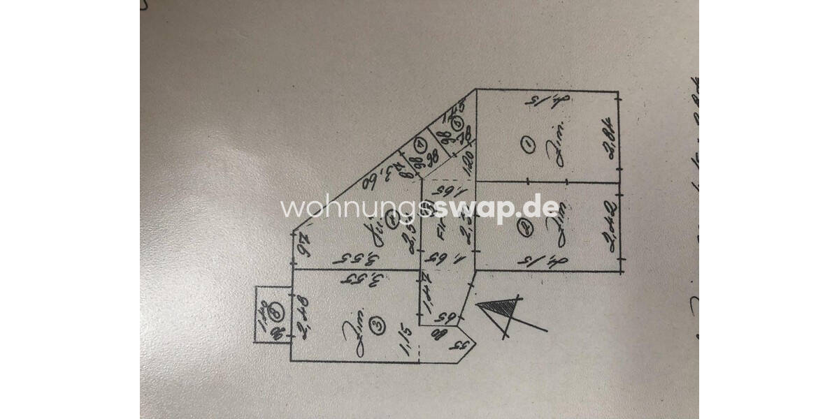 Etagenwohnung Hamburg Ottensen - 2 Zimmer, 55 m&sup2;, 520&euro; | Angebot:25918716