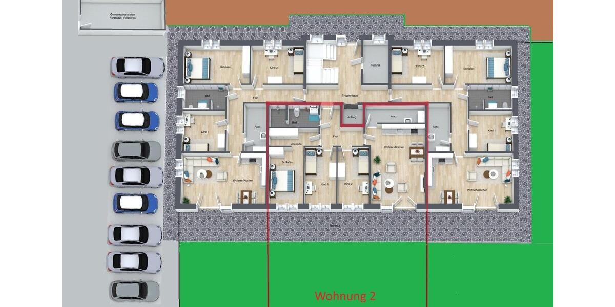 Erdgeschoßwohnung Hamburg Harburg - 4 Zimmer, 105 m&sup2;, 1.260&euro; | Angebot:25880745