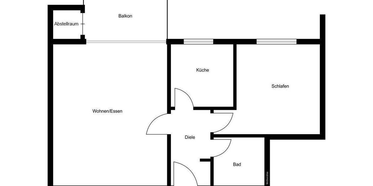 Etagenwohnung Hamburg Niendorf - 2 Zimmer, 65 m&sup2;, 329.000&euro; | Angebot:25701333