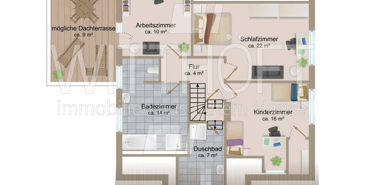 Einfamilienhaus Hamburg-Wohldorf-Ohlstedt Wohldorf-Ohlstedt - 6 Zimmer, 230 m&sup2;, 1.475.000&euro; | Angebot:26053315
