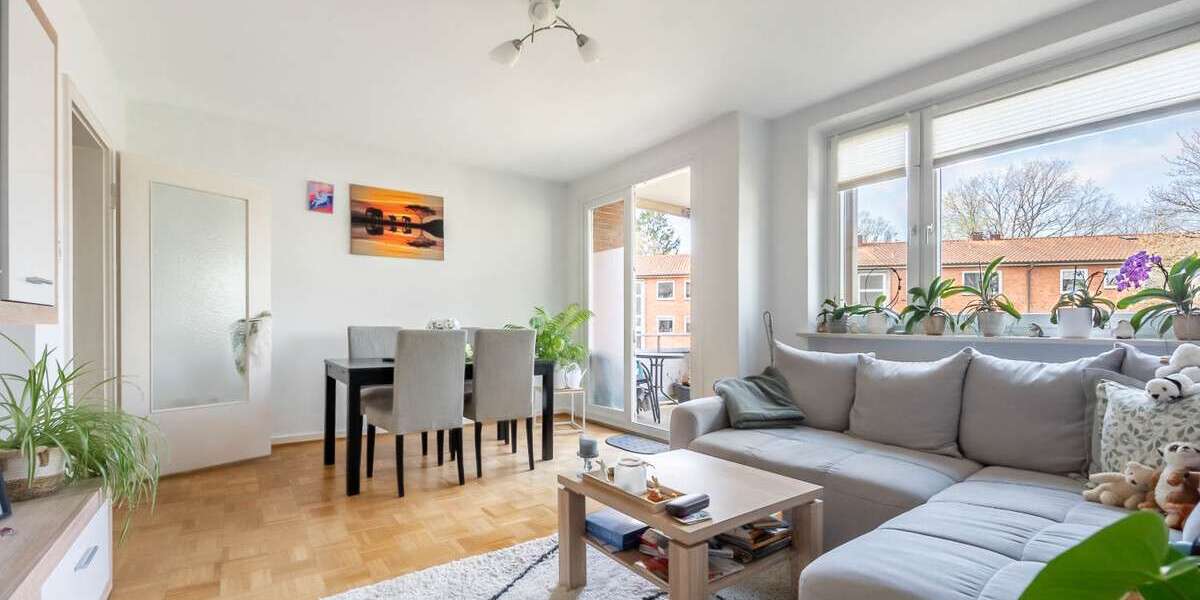Etagenwohnung Hamburg Wandsbek - 2 Zimmer, 54 m&sup2;, 214.900&euro; | Angebot:27021945