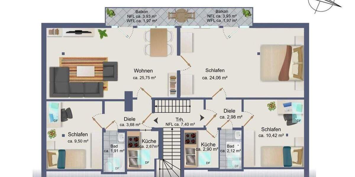 Mehrfamilienhaus, Wohnhaus Hamburg / Meiendorf Rahlstedt - 8 Zimmer, 220 m&sup2;, 780.000&euro; | Angebot:25667884