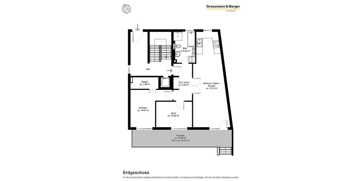 Etagenwohnung Hamburg Bergedorf - 3 Zimmer, 95 m&sup2;, 423.000&euro; | Angebot:25796404