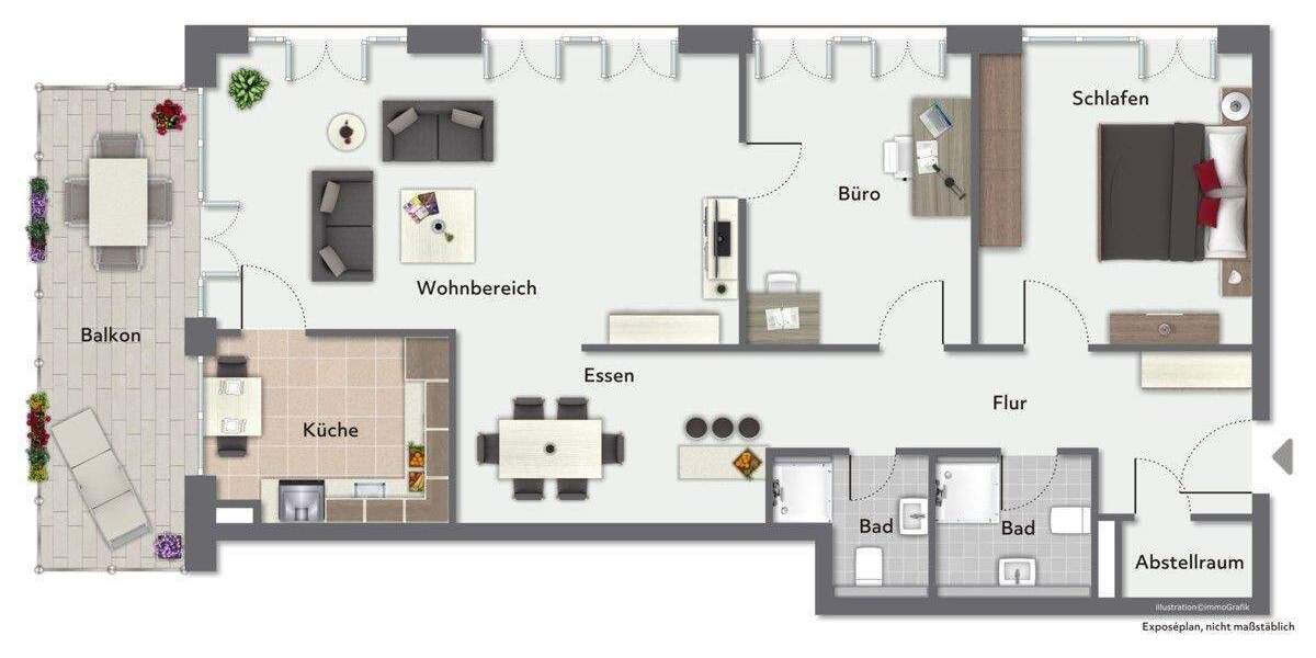 Etagenwohnung Hamburg Stellingen - 3 Zimmer, 93 m&sup2;, 599.000&euro; | Angebot:25700567