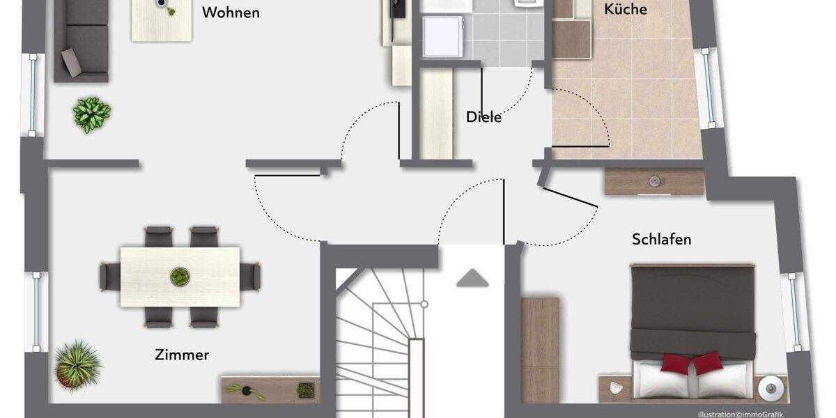 Etagenwohnung Hamburg St. Pauli - 3 Zimmer, 65 m&sup2;, 699.000&euro; | Angebot:25743545