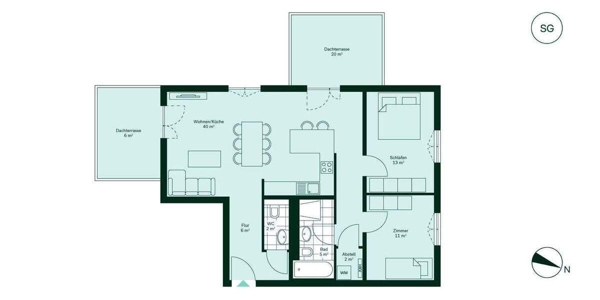 Etagenwohnung Hasloh - 3 Zimmer, 89 m&sup2;, 519.900&euro; | Angebot:25938545