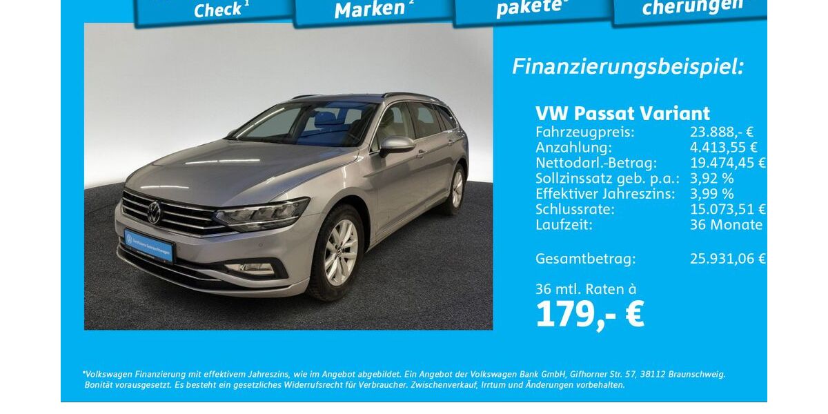 VW Passat Variant 45.549 km 23.888 &euro; Hamburg 22761