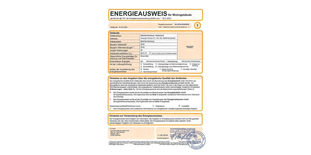Etagenwohnung Norderstedt Friedrichsgabe - 2 Zimmer, 66 m&sup2;, 1.185&euro; | Angebot:25843726
