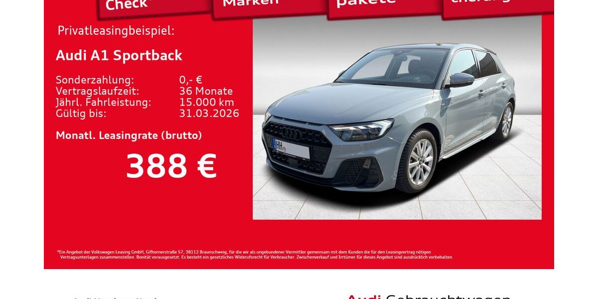 Audi A1 1.890 km 29.420 &euro; Hamburg 22419