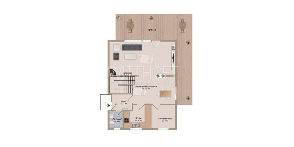 Einfamilienhaus Hamburg-Poppenbüttel Poppenbüttel - 5 Zimmer, 122 m&sup2;, 625.000&euro; | Angebot:25674912