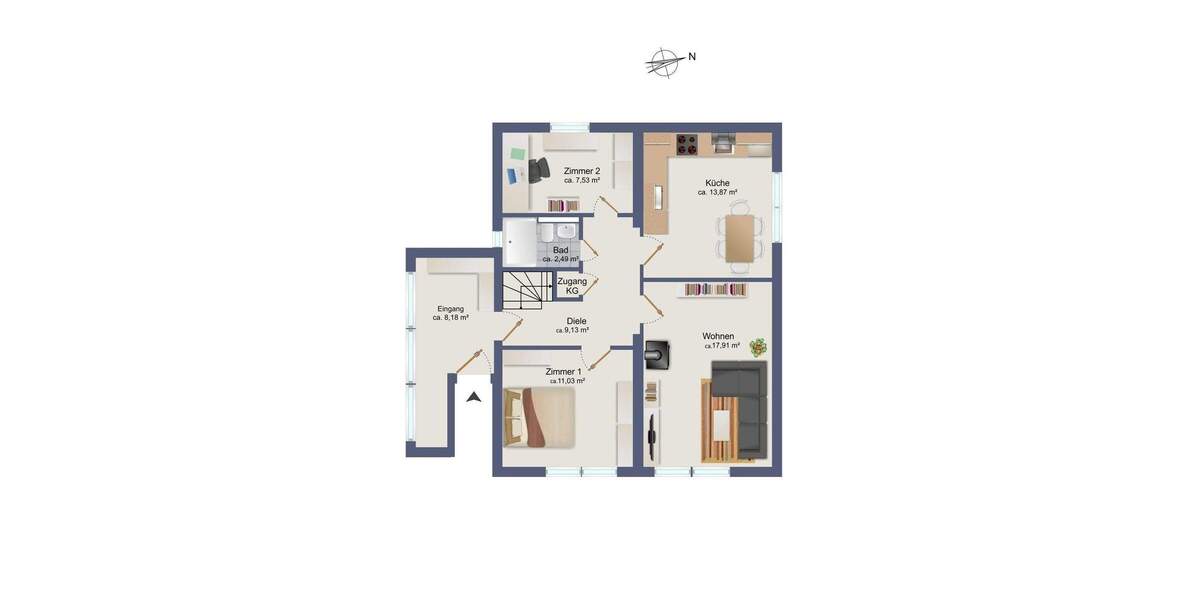 Einfamilienhaus Hamburg / Rahlstedt Rahlstedt - 6 Zimmer, 113 m&sup2;, 549.000&euro; | Angebot:25731328