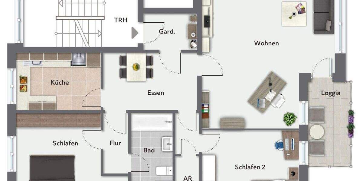 Etagenwohnung Halstenbek - 3 Zimmer, 95 m&sup2;, 349.000&euro; | Angebot:25743539
