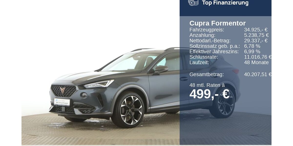 Cupra Formentor 13.503 km 34.925 &euro; Wedel 22880