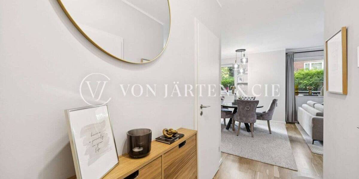 Terrassenwohnung Hamburg Winterhude - 2 Zimmer, 78 m&sup2;, 550.000&euro; | Angebot:26833775