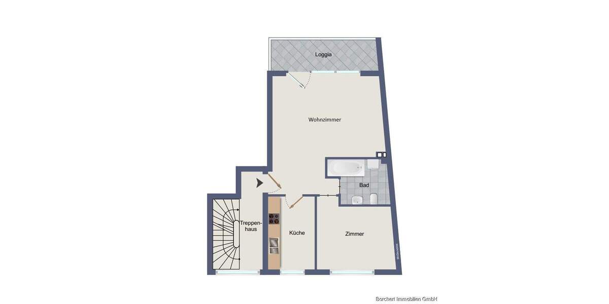 Etagenwohnung Elmshorn - 2 Zimmer, 56 m&sup2;, 750&euro; | Angebot:26797720