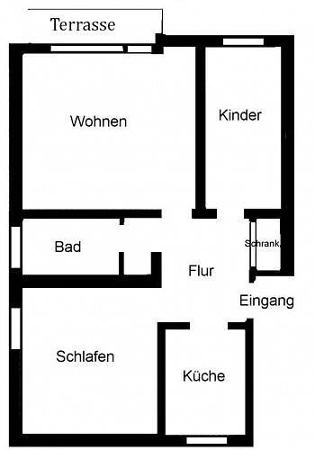 Etagenwohnung Hamburg Farmsen-Berne - 3 Zimmer, 71 m&sup2;, 998&euro; | Angebot:26044102