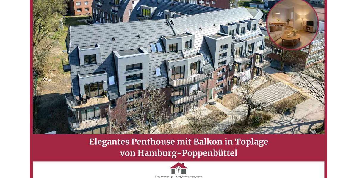Etagenwohnung Hamburg Wandsbek - 2 Zimmer, 72 m&sup2;, 629.000&euro; | Angebot:24786809