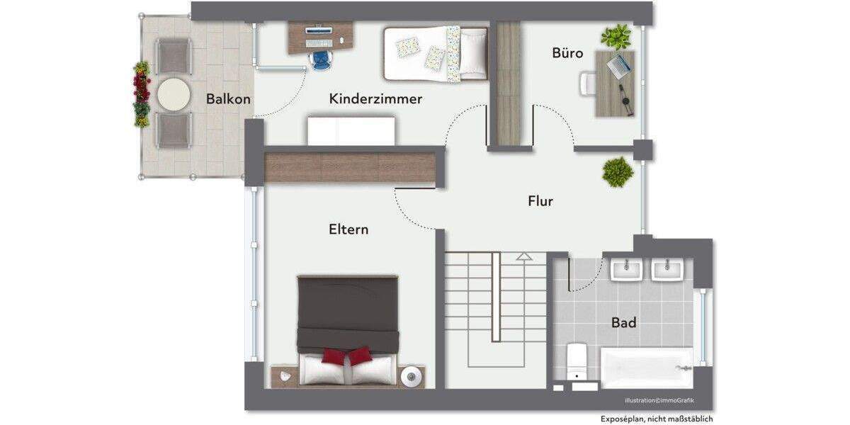 Reihenendhaus Norderstedt Harksheide - 3 Zimmer, 89 m&sup2;, 449.000&euro; | Angebot:25776045