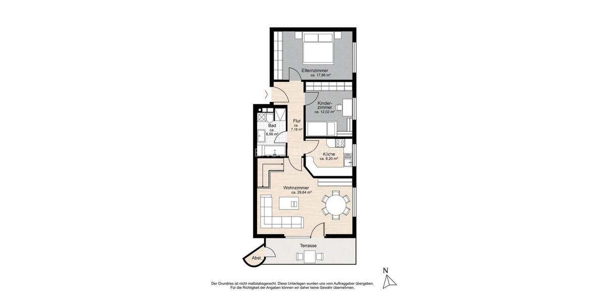 Etagenwohnung Norderstedt Glashütte - 4 Zimmer, 80 m&sup2;, 350.000&euro; | Angebot:25701549