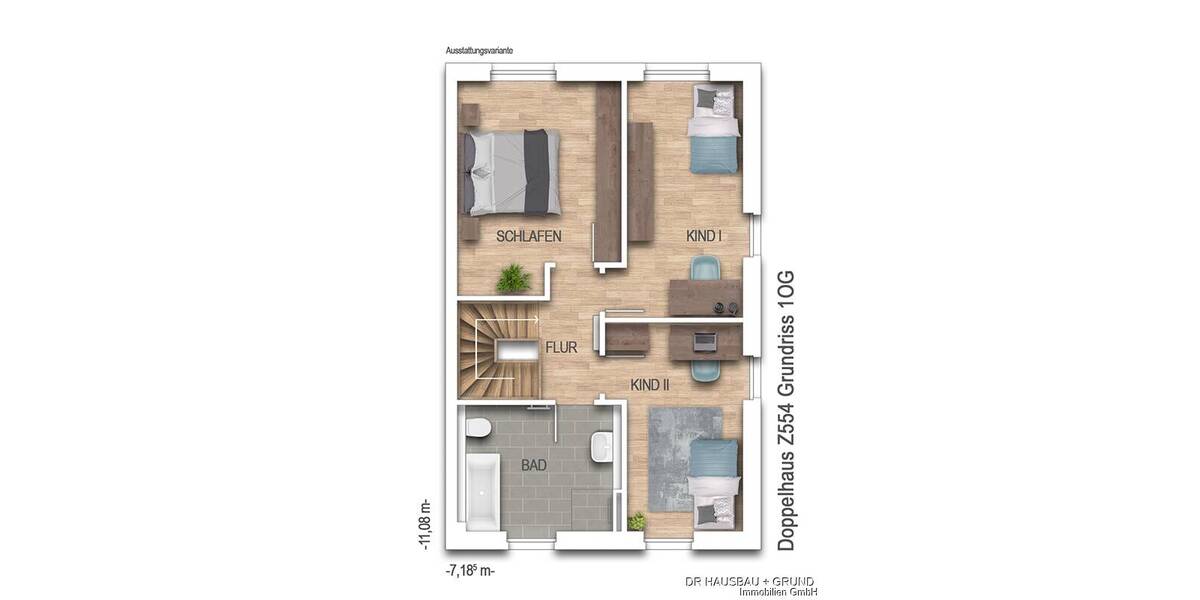 Doppelhaushälfte Hamburg Rahlstedt - 5 Zimmer, 177 m&sup2;, 616.600&euro; | Angebot:25939642