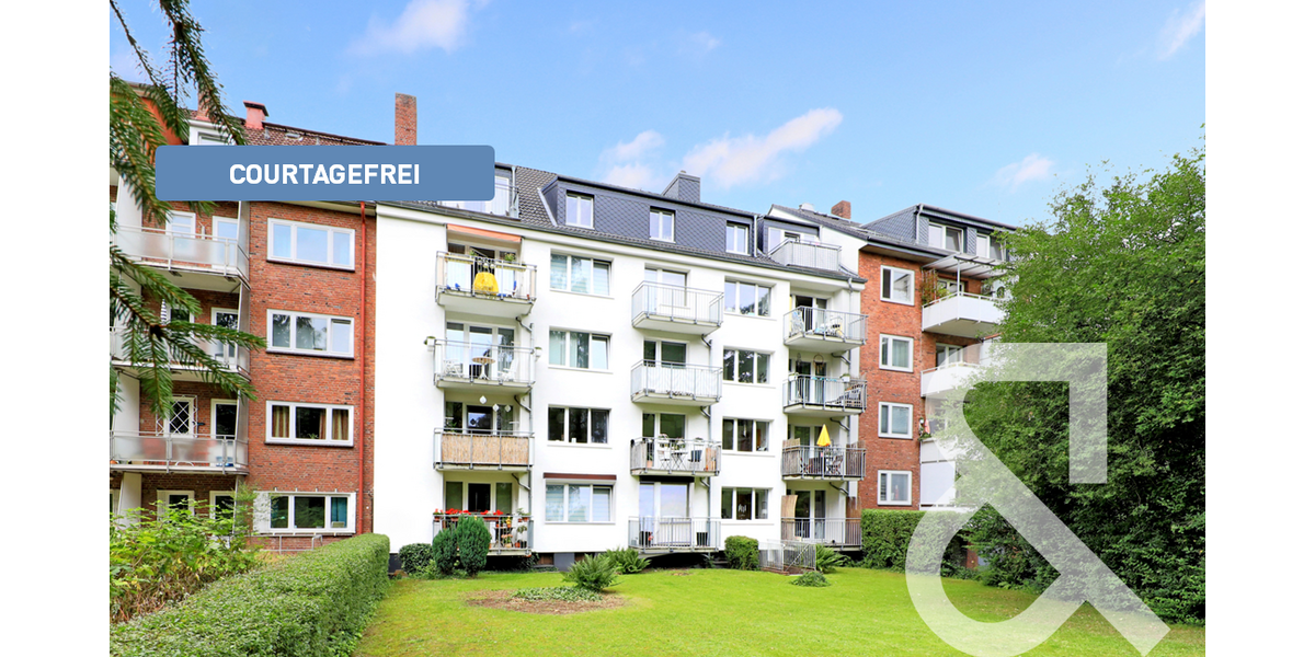 Etagenwohnung Hamburg Winterhude - 2 Zimmer, 64 m&sup2;, 415.000&euro; | Angebot:25938464