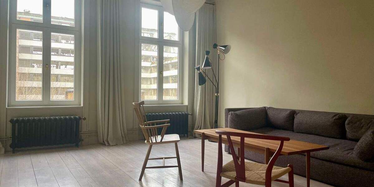 Etagenwohnung Hamburg Rotherbaum - 3 Zimmer, 104 m&sup2;, 3.500&euro; | Angebot:25815560