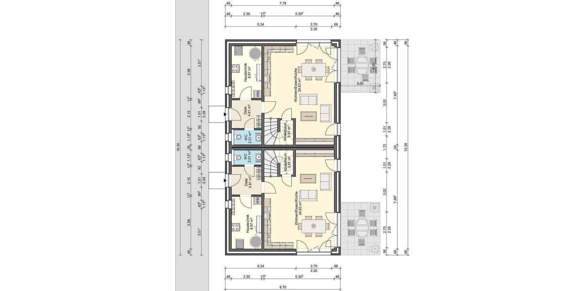 Doppelhaushälfte Hamburg Poppenbüttel - 641.000&euro; | Angebot:25957267