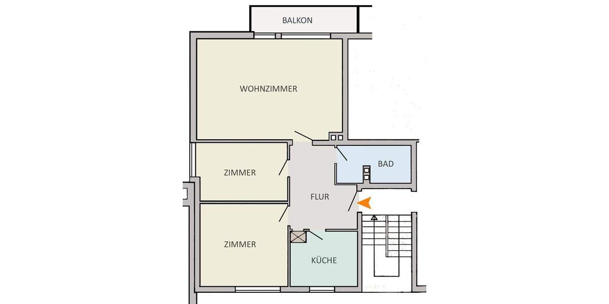 Etagenwohnung Norderstedt Garstedt - 3 Zimmer, 79 m&sup2;, 259.000&euro; | Angebot:25700457