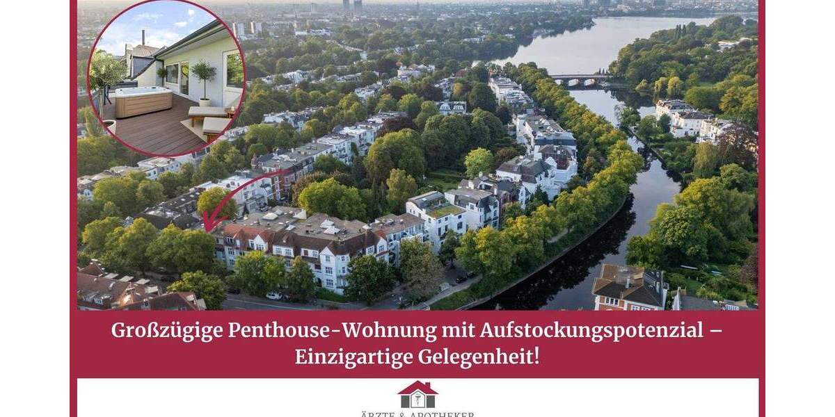Etagenwohnung Hamburg Winterhude - 2 Zimmer, 92 m&sup2;, 1.098.000&euro; | Angebot:25821075
