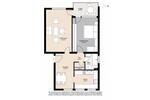 Etagenwohnung Norderstedt Garstedt - 2 Zimmer, 58 m&sup2;, 900&euro; | Angebot:26338057