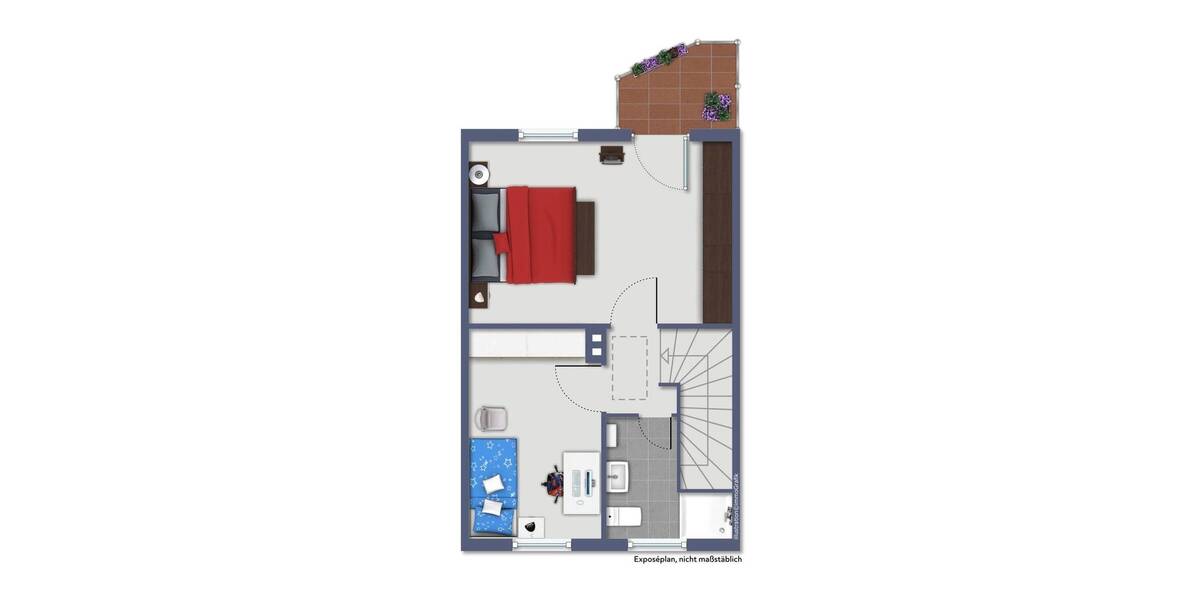 Reihenmittelhaus Norderstedt Garstedt - 3 Zimmer, 71 m&sup2;, 329.000&euro; | Angebot:26309938