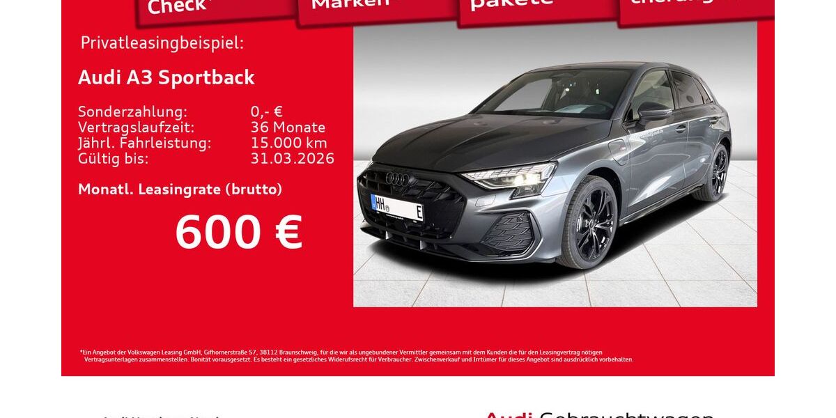 Audi A3 1.899 km 46.940 &euro; Hamburg 22419