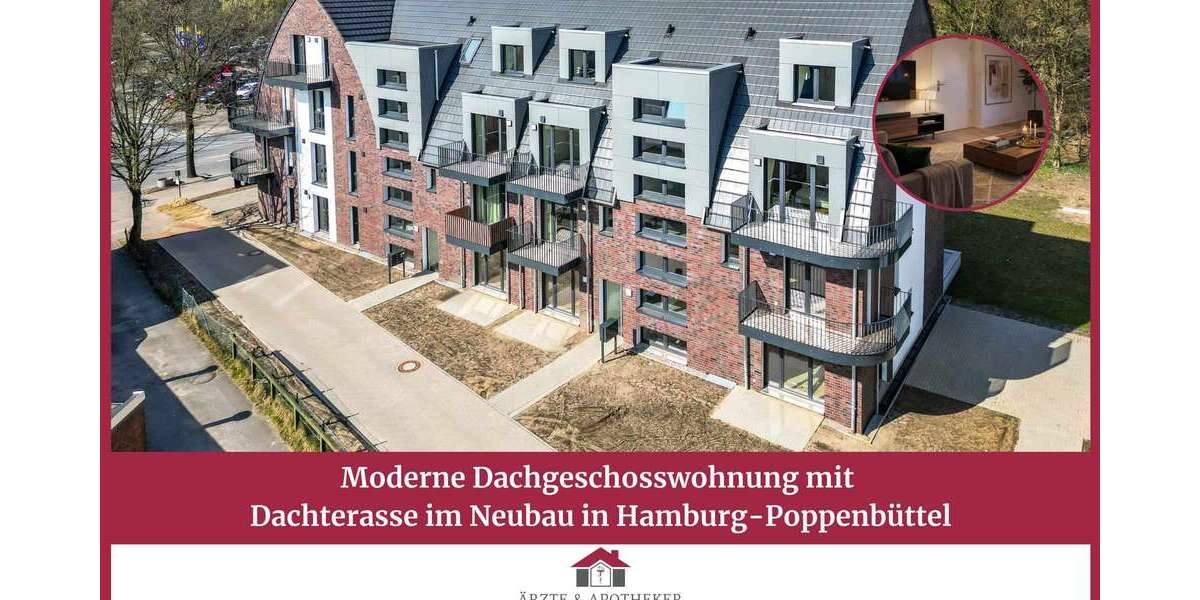 Etagenwohnung Hamburg Wandsbek - 2 Zimmer, 50 m&sup2;, 395.000&euro; | Angebot:24786815