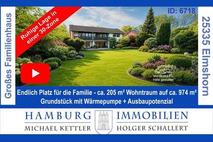 Haus Elmshorn Hainholz - 6.5 Zimmer, 206 m&sup2;, 499.000&euro; | Angebot:26521365