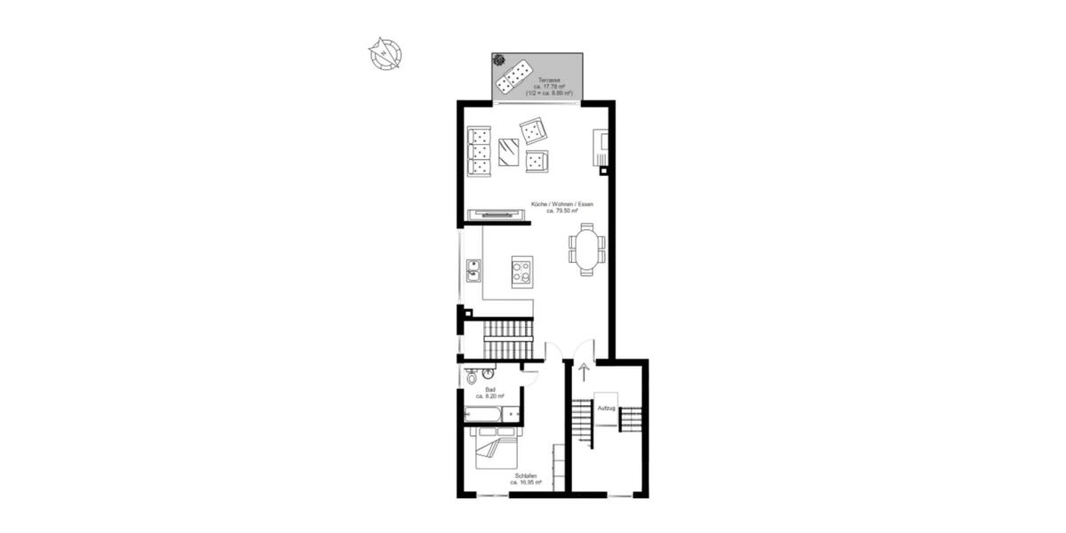 Maisonettenwohnung Hamburg Harburg - 4 Zimmer, 215 m&sup2;, 3.000&euro; | Angebot:24876425