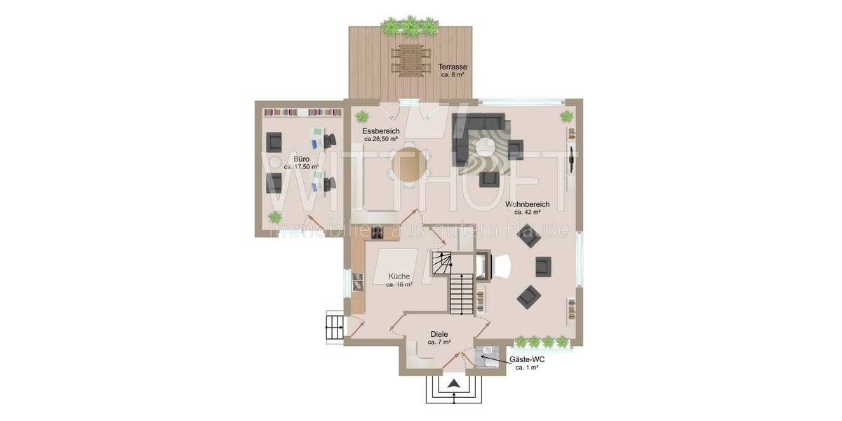 Einfamilienhaus Hamburg-Wohldorf-Ohlstedt Wohldorf-Ohlstedt - 6 Zimmer, 230 m&sup2;, 1.475.000&euro; | Angebot:26053315