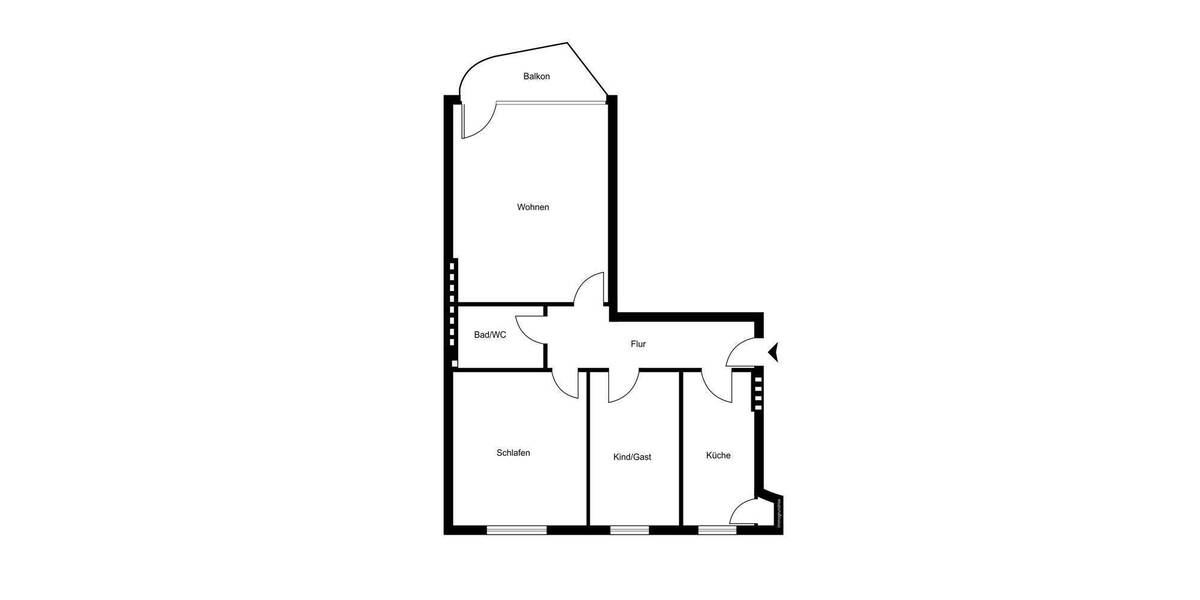 Etagenwohnung Hamburg Uhlenhorst - 3 Zimmer, 69 m&sup2;, 399.000&euro; | Angebot:25701317