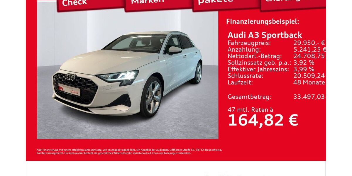 Audi A3 9.353 km 29.330 &euro; Hamburg 20537