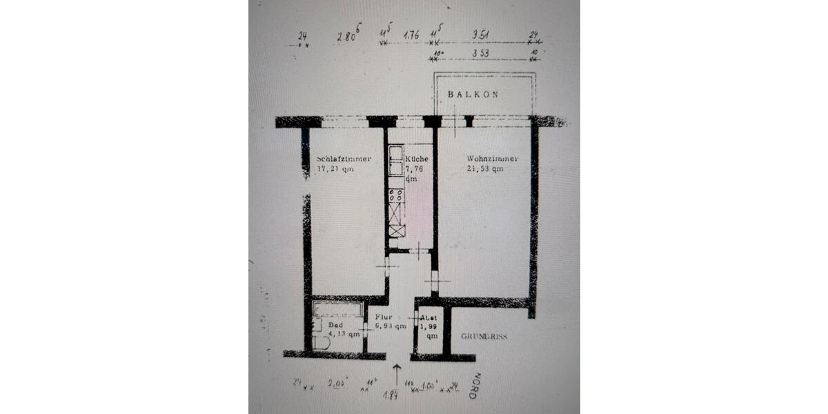 Etagenwohnung Reinbek - 2 Zimmer, 60 m&sup2;, 288.000&euro; | Angebot:25715550