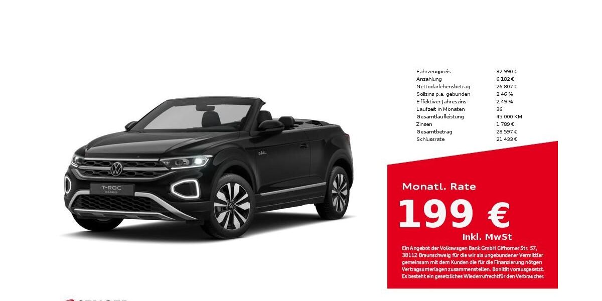 VW T-Roc 3.260 km 32.880 &euro; Bad Oldesloe 23843