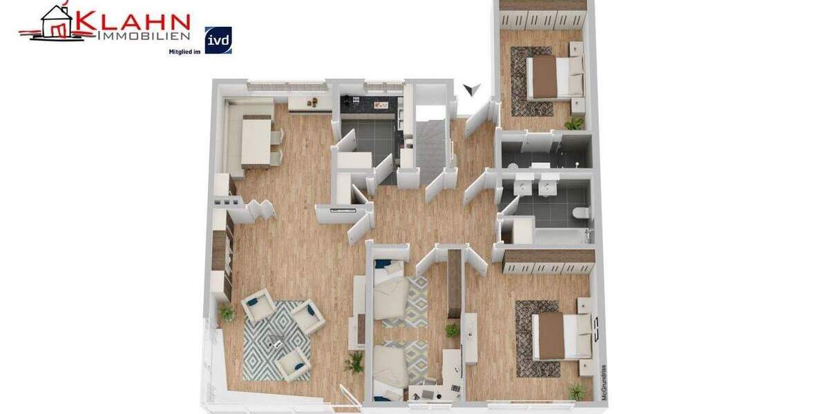Reihenendhaus Wedel - 4 Zimmer, 120 m&sup2;, 745.000&euro; | Angebot:25663582