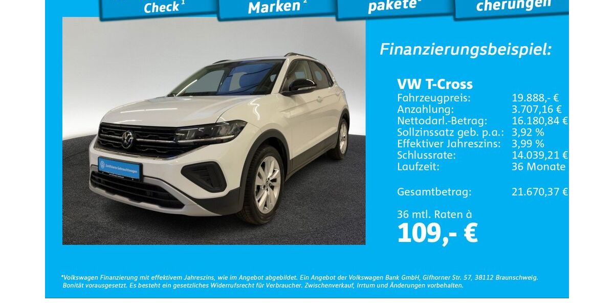 VW T-Cross 22.518 km 19.222 &euro; Hamburg 22761