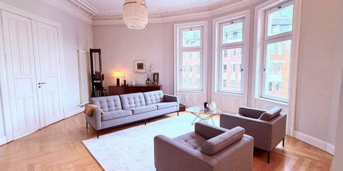 Etagenwohnung Hamburg St. Georg - 4 Zimmer, 130 m&sup2;, 1.100.000&euro; | Angebot:25769809