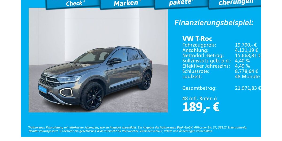 VW T-Roc 104.285 km 18.990 &euro; Glinde 21509